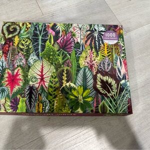 Galison Colorful Leaf Pattern 1000 Piece Puzzle